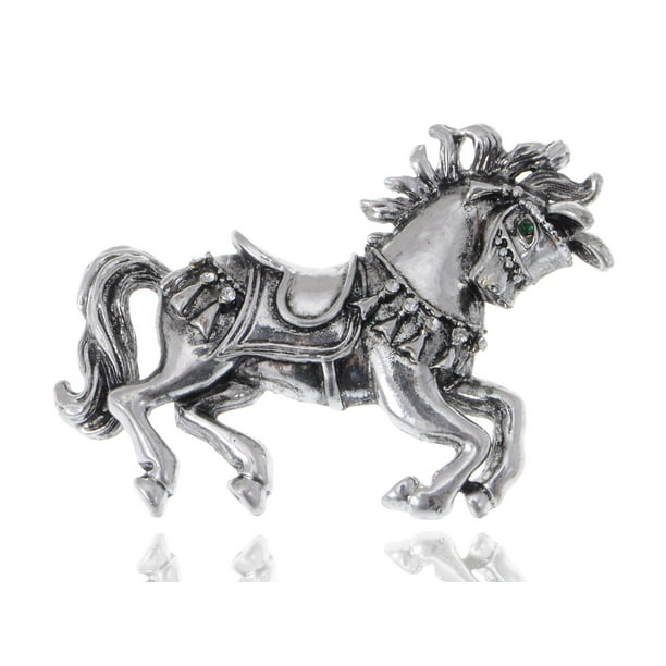 Bright Harry/'s Horse Harry/'s Horse Silver Stock//Lapel Pin